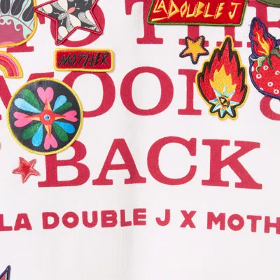 La Doublej The Biggie Concert Sweatshirt In Patch It Up White