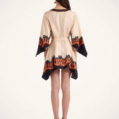 La Doublej Malibu Mini Dress In Multi