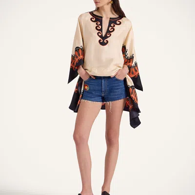 La Doublej Malibu Mini Dress In Multi