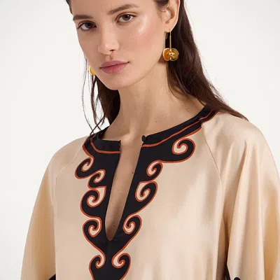 La Doublej Malibu Mini Dress In Multi