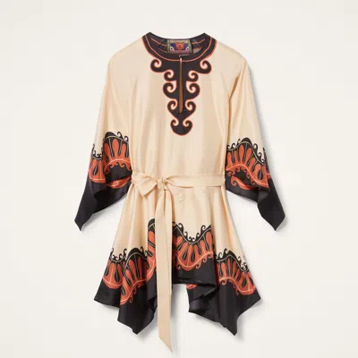 La Doublej Malibu Mini Dress In Multi