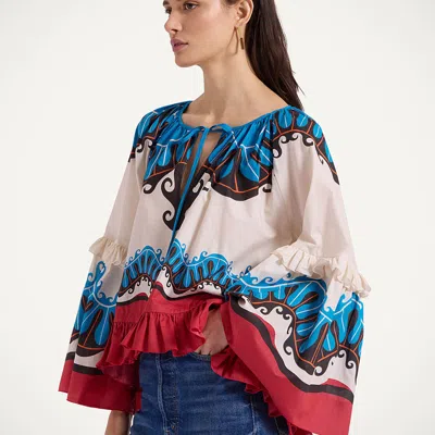 La Doublej Boho Blouse In Multi