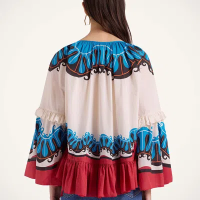 La Doublej Boho Blouse In Multi