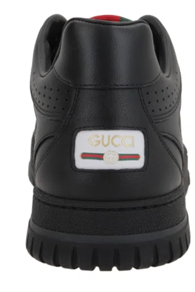 Gucci Re-web Sneakers In Black