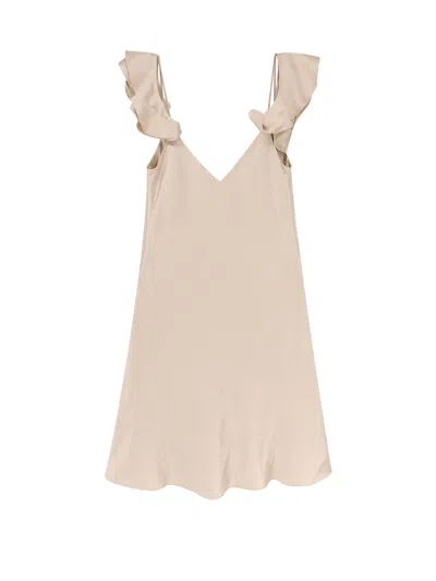 Self-portrait Dress In Neutral