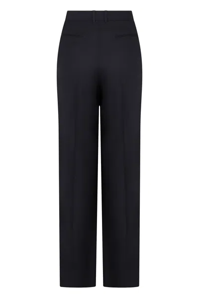 Pt Torino Pleat-detail Trousers In Blue