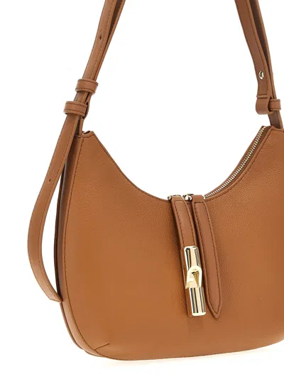 Furla Small Goccia Shoulder Bag In Brown
