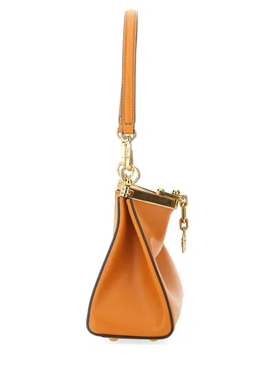 Etro Women's Vela Leather Shoulder Bag In Orange