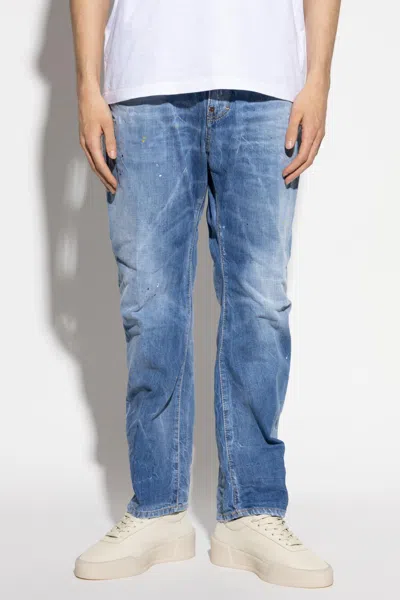 Dsquared2 Jeans In Azzurro Lavato