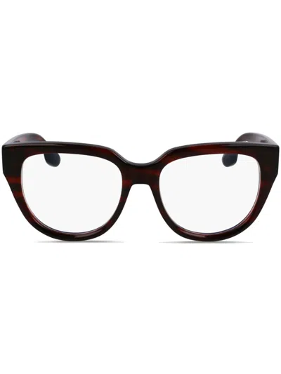 Victoria Beckham Round-frame Glasses In Red