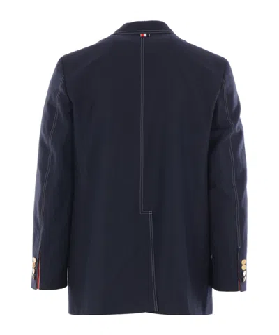 Thom Browne Single-breasted Blazer In Black