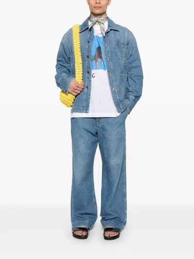 MARGHE NEL BLU 印花T恤