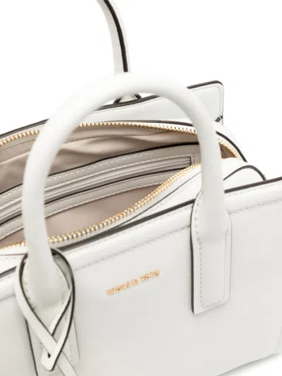 Michael Kors Top Handle Shoulder Bag In White