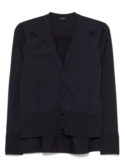 Joseph Contrasting-panel Top In Blue