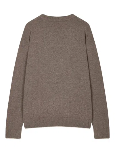 Studio Tomboy Mélange-effect Jumper In Neutrals