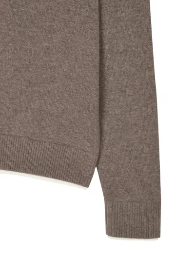 Studio Tomboy Mélange-effect Jumper In Neutrals