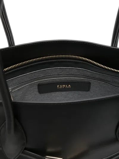 Furla Goccia Dome L Shoulder Bag In Black