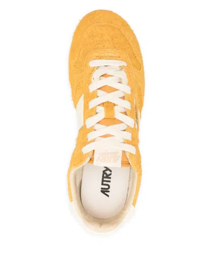 Autry Mineral Yellow Windspin Sneaker In Yellow