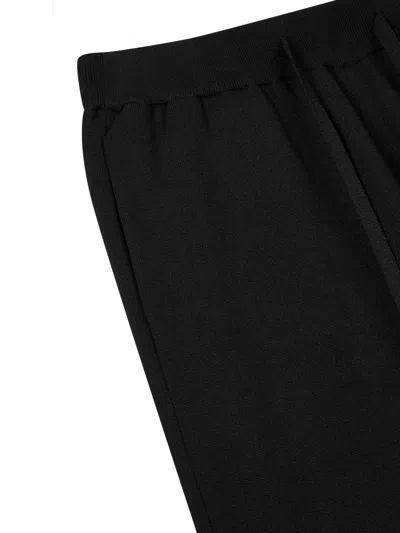Studio Tomboy Fine-knit Track Pants In Black