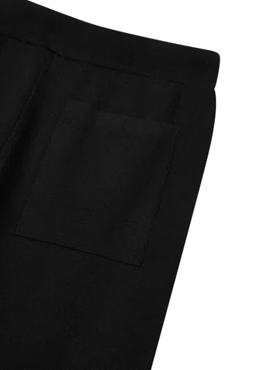 Studio Tomboy Fine-knit Track Pants In Black