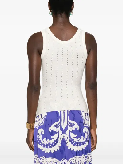 Etro Tank Top In White