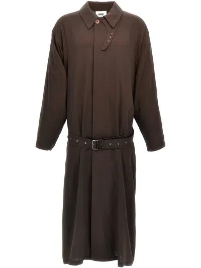 Magliano La Sapienza Trench Coat In Brown