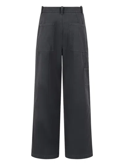 Studio Tomboy Cotton Trousers In Grey