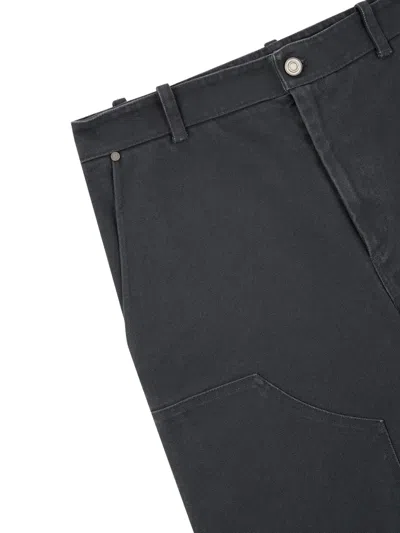 Studio Tomboy Cotton Trousers In Grey