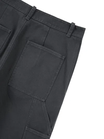 Studio Tomboy Cotton Trousers In Grey