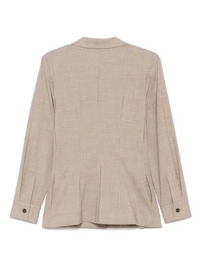 P.a.r.o.s.h Lille Blazer In Neutrals