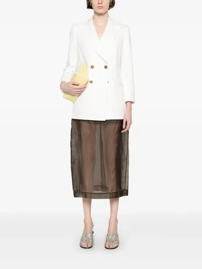 Saulina Agata Blazer In White