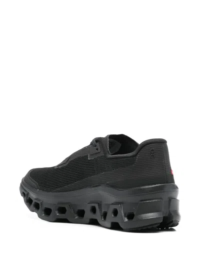 On Cloudmster Void Sneakers In Black