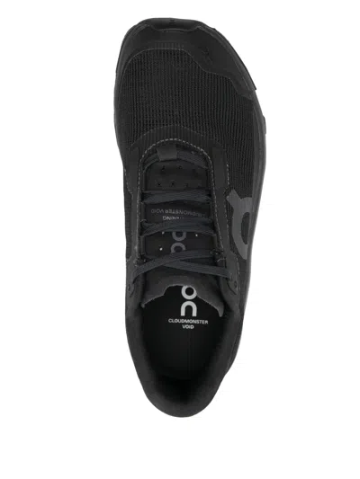 On Cloudmster Void Sneakers In Black
