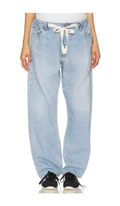 Aligrace Drawstring Maternity In Blue