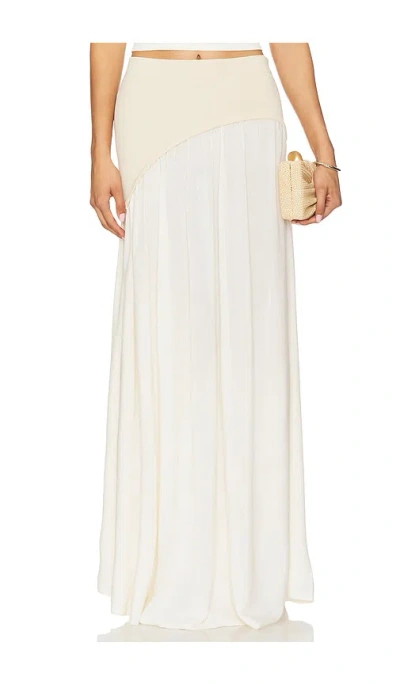 Solid & Striped The Soglio Skirt In Neutral,cream