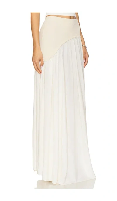 Solid & Striped The Soglio Skirt In Neutral,cream