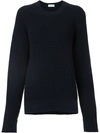 LEMAIRE LEMAIRE RIBBED JUMPER - BLUE,W163KN06LK00179511635760