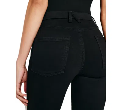 Good American Ood Waist Crop Skinny Jeans In Black