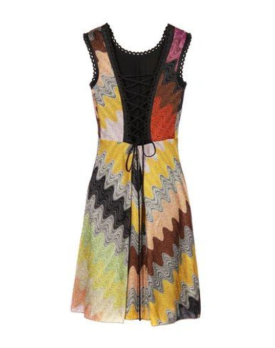 Shop Missoni Short Dress In Purple