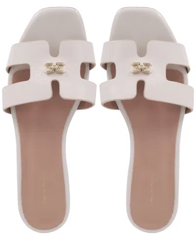 Bruno Magli Women's Fina Flats In Bone Crinkled Patent