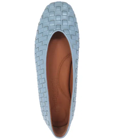 Gentle Souls Women's Willow Woven Ballet Flats In Ashley Blue