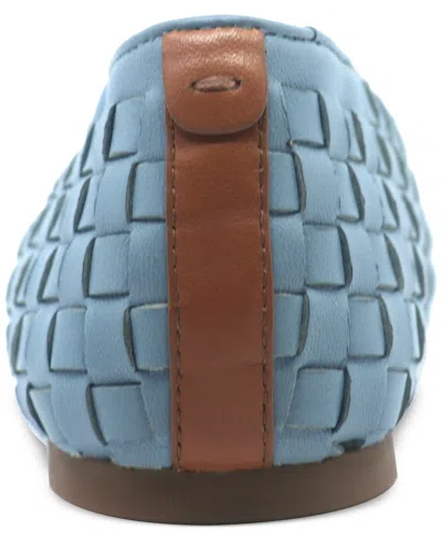 Gentle Souls Women's Willow Woven Ballet Flats In Ashley Blue