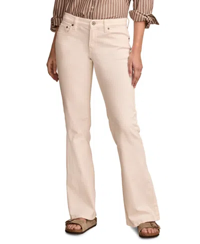 Lucky Brand Women's Mid-rise Sweet Flare-leg Jeans In Bright White