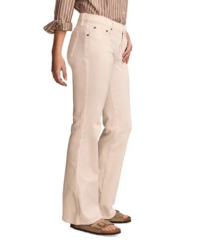 Lucky Brand Women's Mid-rise Sweet Flare-leg Jeans In Bright White