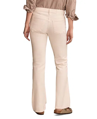 Lucky Brand Women's Mid-rise Sweet Flare-leg Jeans In Bright White