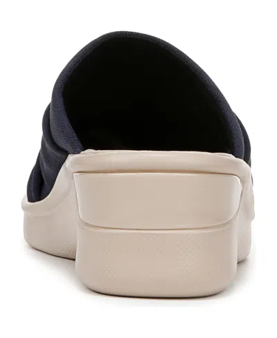 Bzees Serenade Slide Sandal In Navy Blazer Fabric