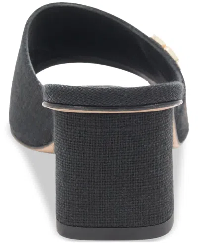 Bruno Magli Women's Alessandra Dress Sandals In Black Linen