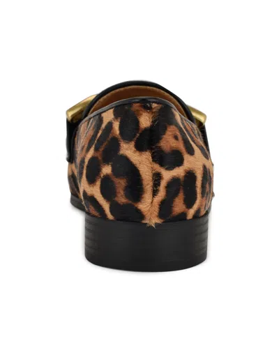 Nine West Women's Lilma Bit Dress Loafers In Leopard