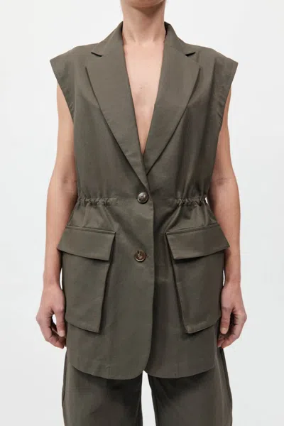 St Agni Hybrid Utility Jacket In Kalamata