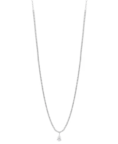 Grown With Love Lab Grown Diamond Pear & Round 20" Statement Necklace (5 Ct. T.w.) In 14k White Gold